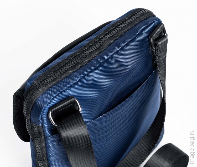 ALPHA Y02 blue Деловая сумка через плечо-5
