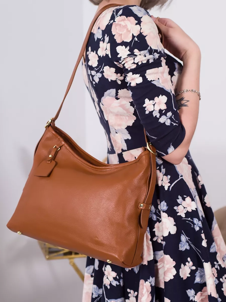 Сумка женская шоппер Paul Rayner brown 8214