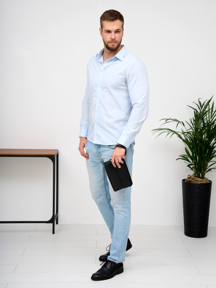 Мужской кожаный клатч с кодовым замком Paul Rayner 0351559-6