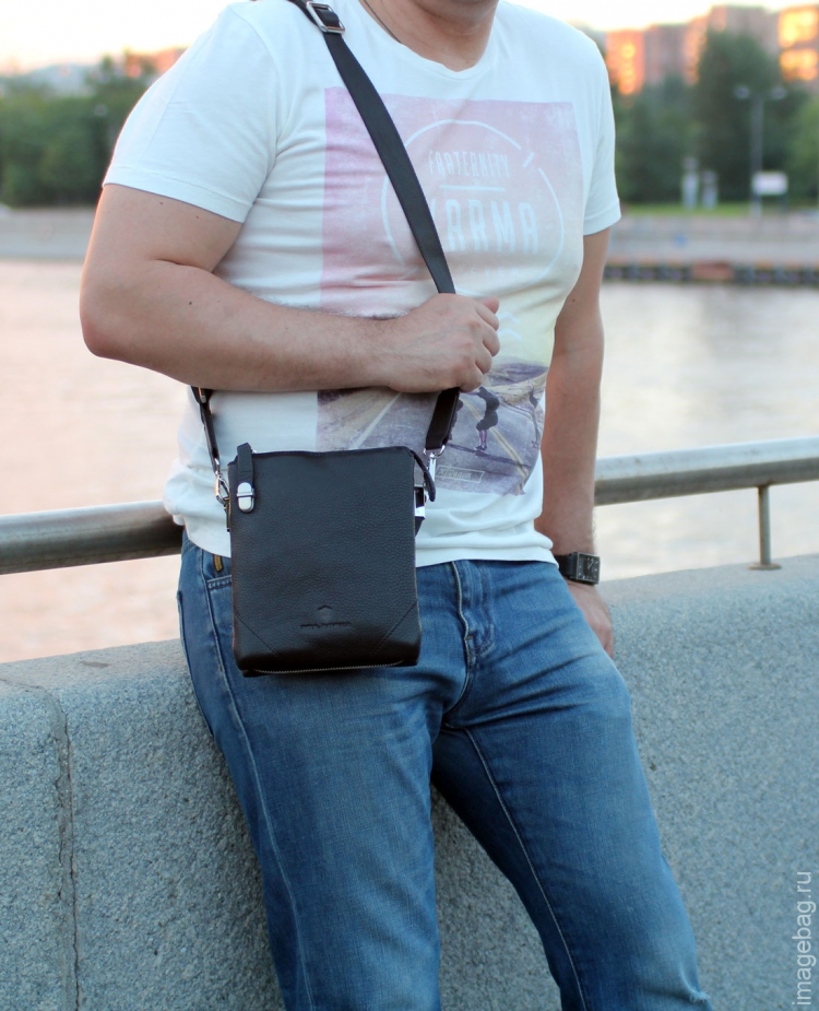 Компактная кожаная сумка через плечо Paul Rayner(volter) 0039051-2-007_9