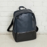 Кожаный рюкзак Adams Dark Blue/Black