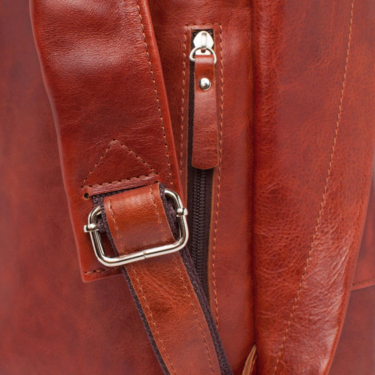 Мужской кожаный рюкзак Adams Redwood