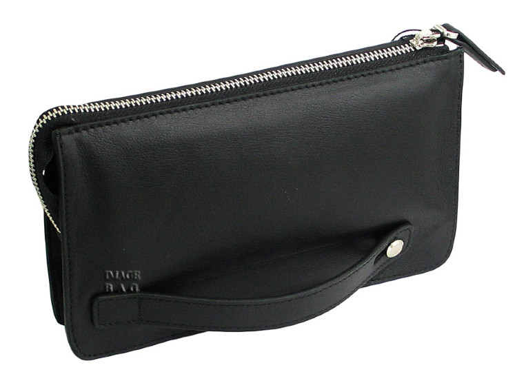 Стильный клатч мужской на молнии IP Collection 818-2-77ip