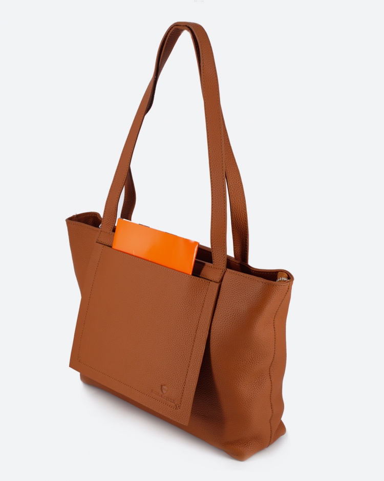 Сумка женская шоппер Paul Rayner brown Gloria 3188