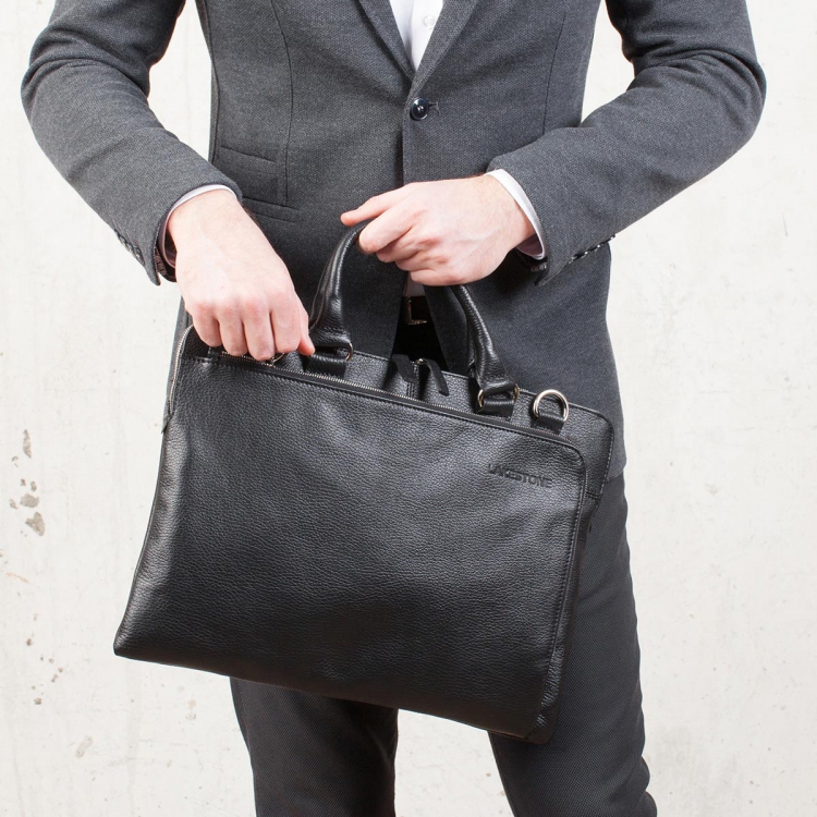 Компактная деловая сумка для документов Albert Black