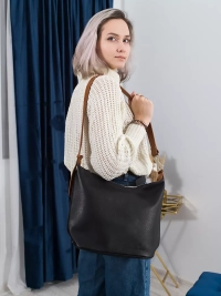 Сумка женская хобо Paul Rayner black 1500