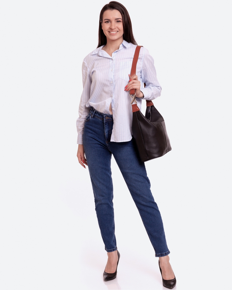 Сумка женская хобо Paul Rayner black 1500