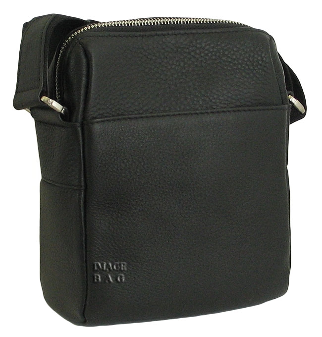 Черная сумка мужская на плечо IP Collection 598 598.1