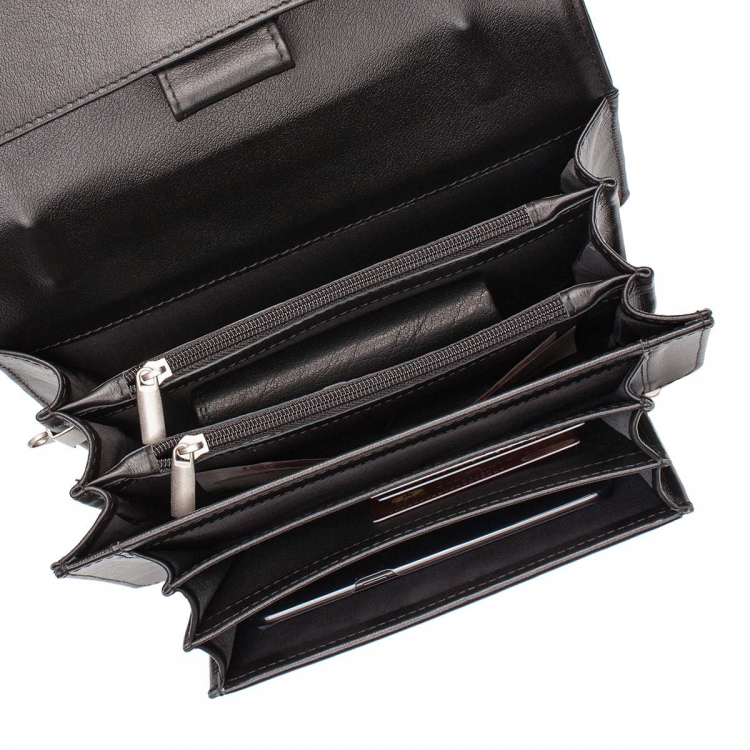 Большая барсетка мужская для документов Clark Black