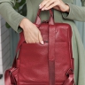 Женский рюкзак городской красный Paul Rayner red 1071