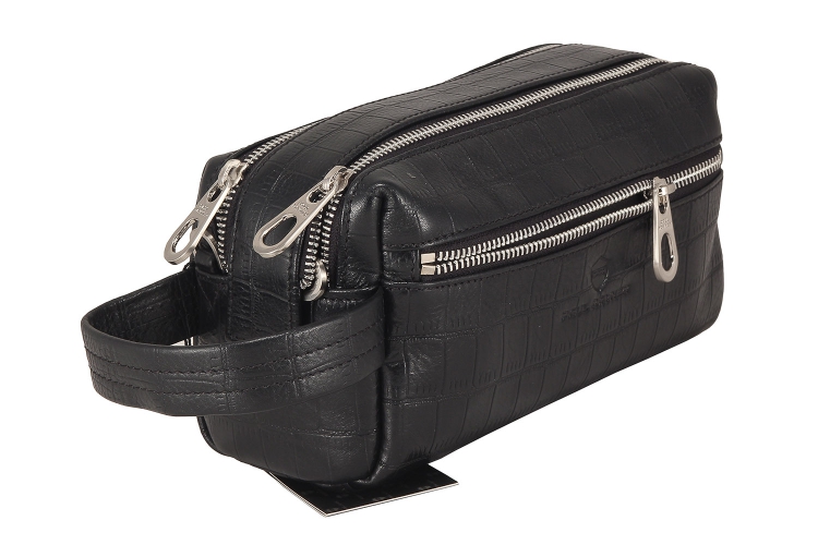 Мужской несессер из натуральной кожи с плечевым ремнем Paul Rayner 0351110E2-351_0983