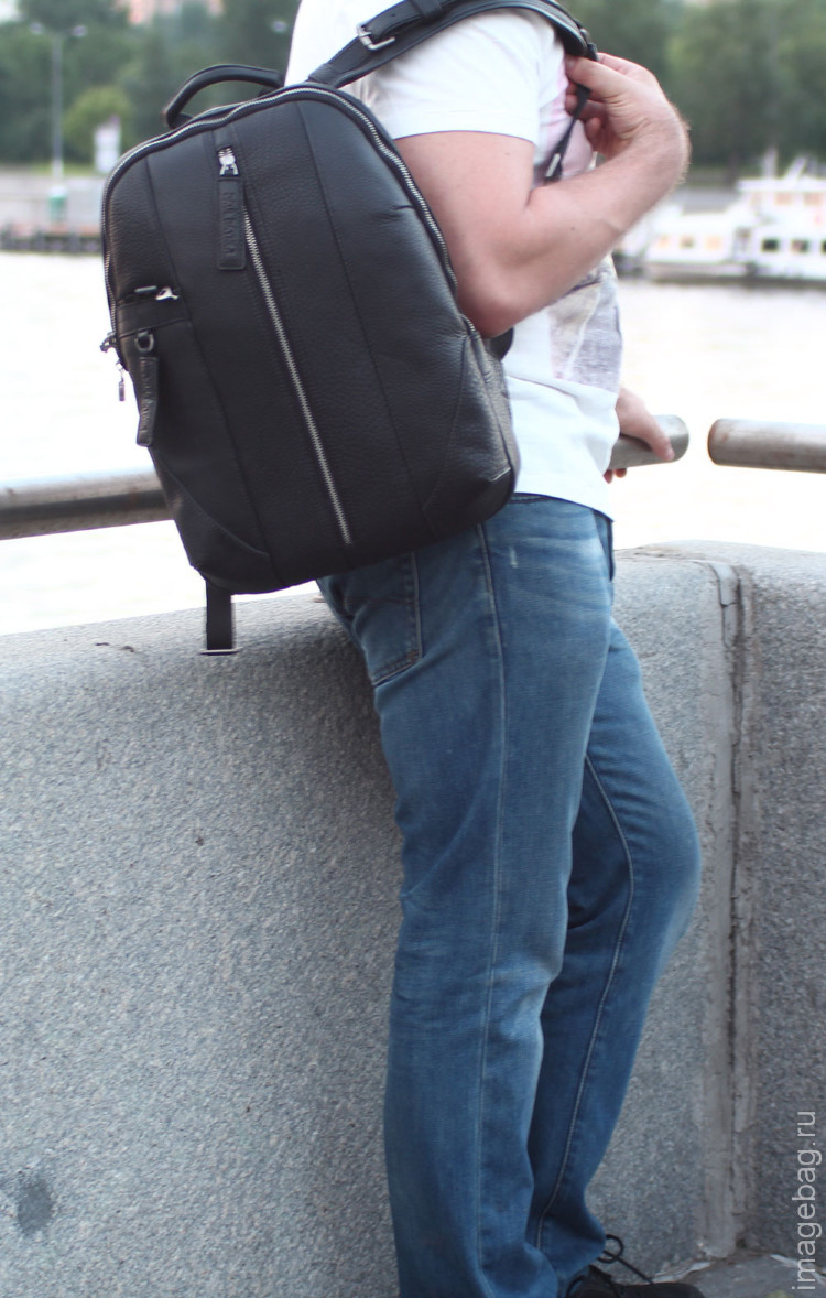 Paul Rayner 00411991-007 мужской кожаный рюкзак_2082