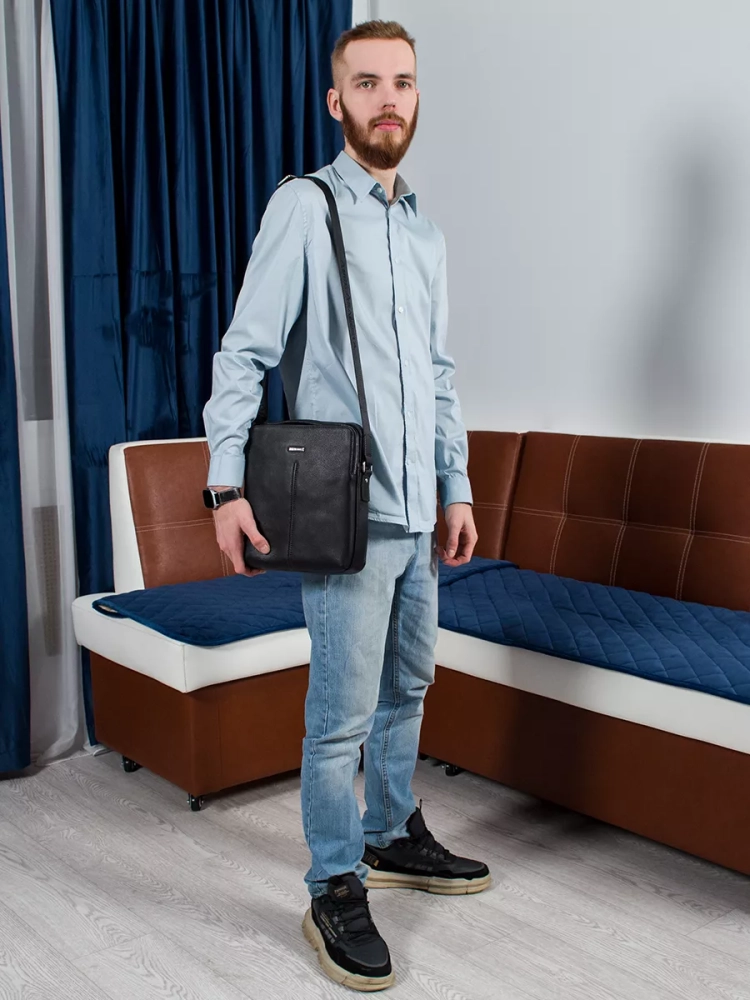 Кожаная сумка через плечо с короткой ручкой Anre Aragosta 0137-21