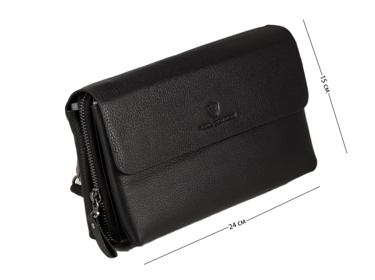 Классический мужской клатч с кистевым ремнем Paul Rayner 0351405-1_1106