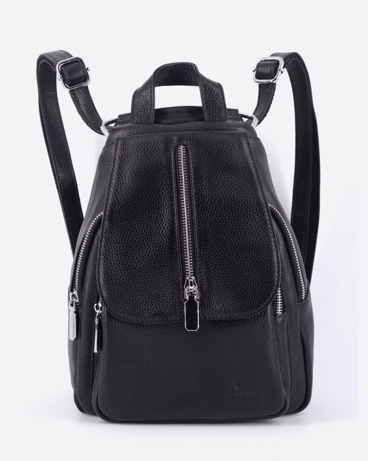 Рюкзак женский кожаный Paul Rayner черный 1031