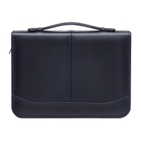 Кожаная папка черная Elmdale Black 961001/BL