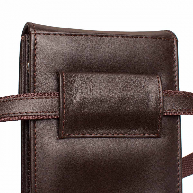 Коричневая сумка на пояс Tormarton Brown