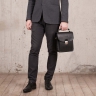 Небольшой мужской кожаный портфель Bishop Black
