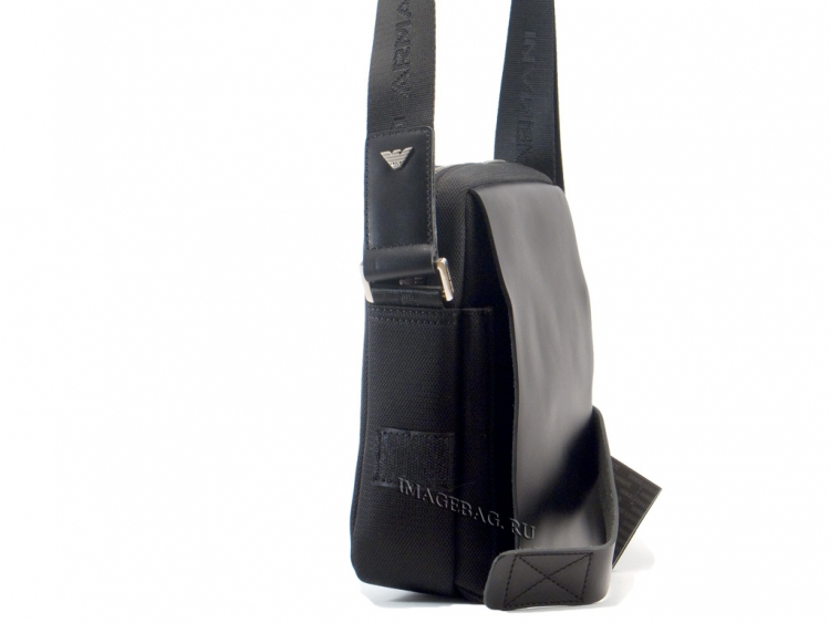 Комбинированая мужская сумка планшет Giorgio Armani 2829_2