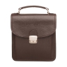 Компактный коричневый мужской портфель Bishop Brown