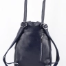 Рюкзак женский кожаный маленький Paul Rayner синий 1031-1