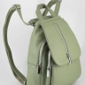 Рюкзак женский кожаный маленький Paul Rayner фисташковый 1031-1