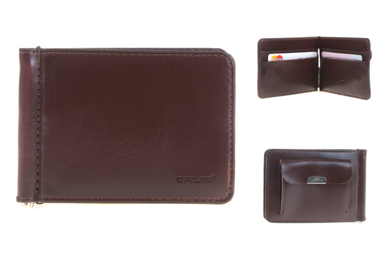 Зажим для денег GALIB M135-Б2B brown