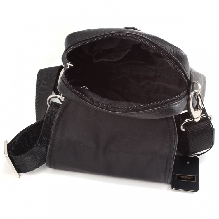 Черная мужская поясная сумка IP Collection 3629