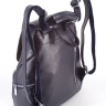 Женский кожаный городской рюкзак PR синий 1029