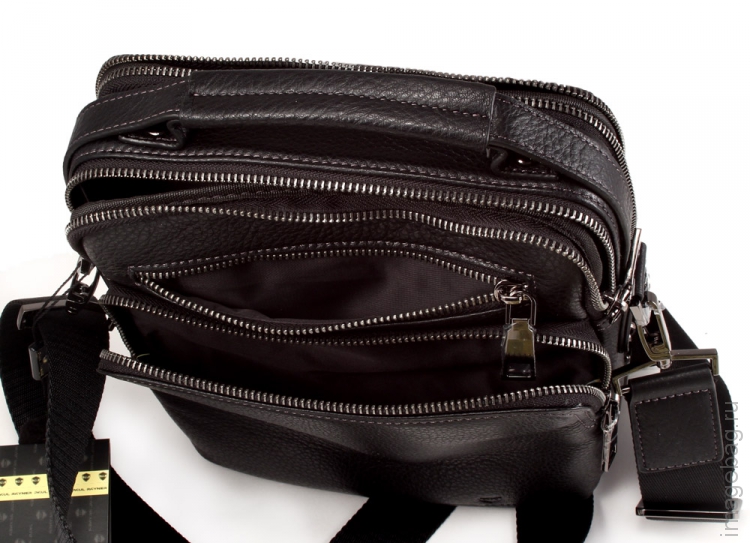 Кожаная сумка черная Paul Rayner 0035270-4-9179