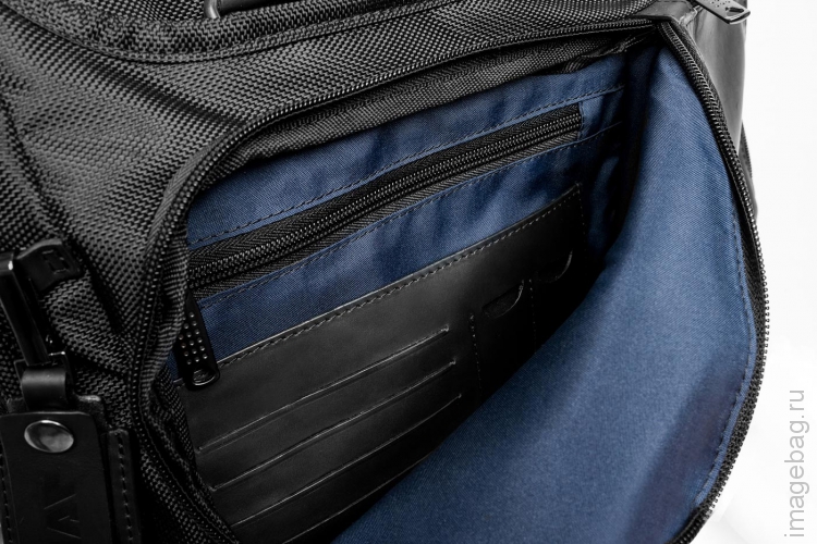 ALPHA X01 black Деловая сумка для документов черная-15