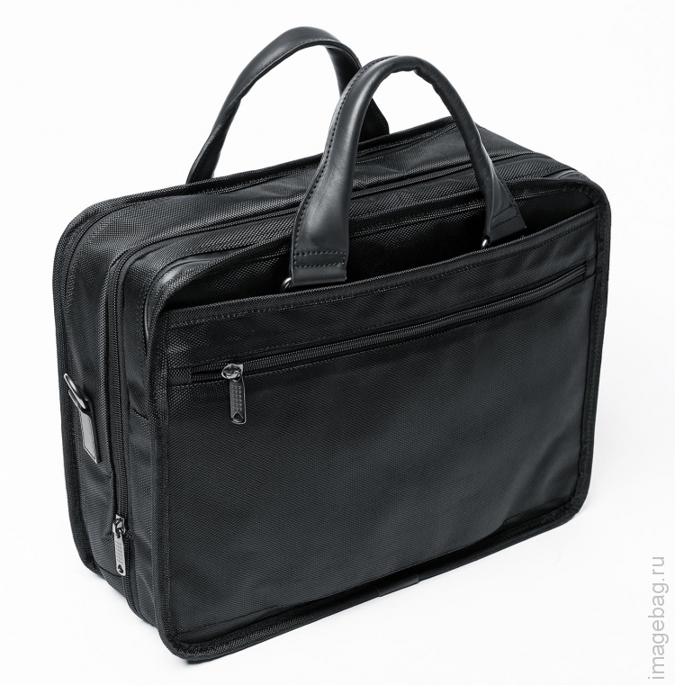 ALPHA X01 black Деловая сумка для документов черная-4