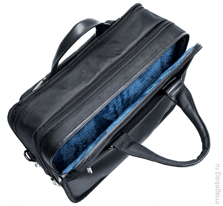 ALPHA X01 black Деловая сумка для документов черная-10