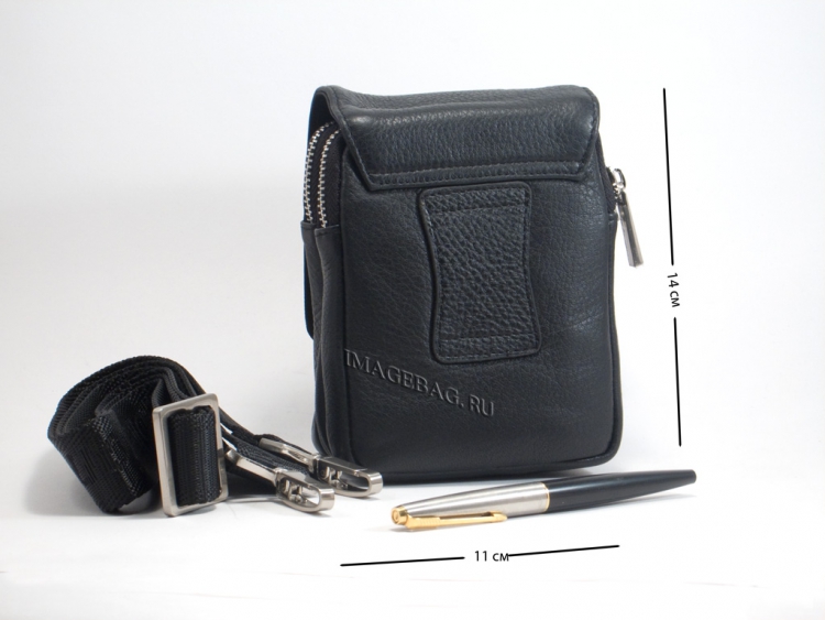 Кожаная универсальная сумка на пояс IP Collection.1