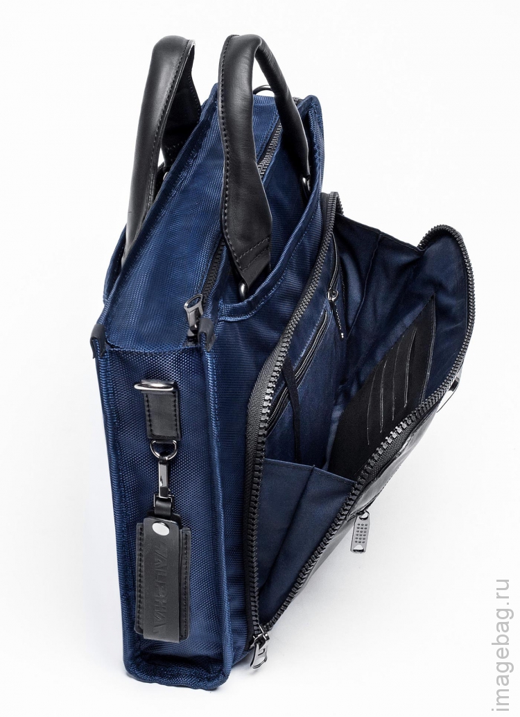 ALPHA X02 blue Деловая сумка-6