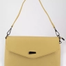 Клатч женский кожаный желтый 8819