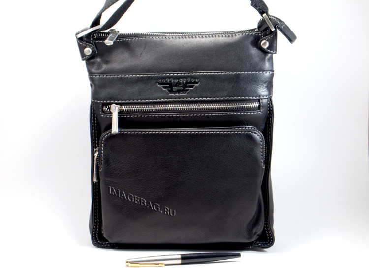 Компактная кожаная сумка IP Collection 1260-4