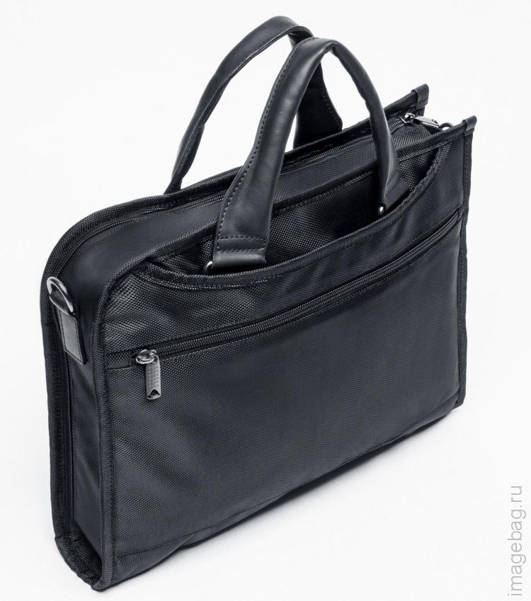 ALPHA X02 black Деловая сумка черная-3